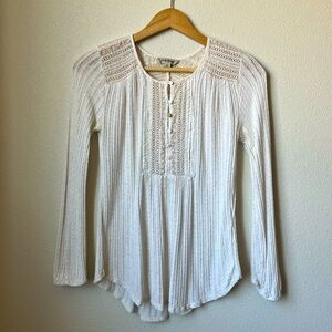 Lucky Brand 3/4 Sleeve Top